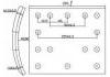 Brake Lining:Man CLA Rear