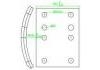 Brake Lining:EQ-1094前通孔7.5