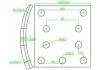 Brake Lining:汕德卡前通孔