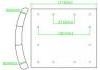 баранбаная колодка Brake Lining:FMSI 4505A