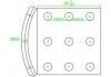 Brake Lining:WVA19814