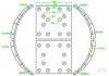 Brake Lining:WVA19714-19715-19556
