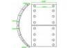 Brake Lining:WVA19477-19478