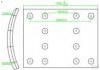 Brake Lining:悍威485桥后