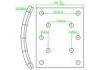 Brake Lining:NT410-1500