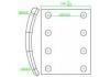 баранбаная колодка Brake Lining:Kamaz