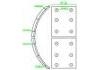 Brake Lining:ISUZU Turquoise ABS