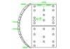 Brake Lining:NL7538/NL7539