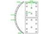 Brake Lining:NL7540/NL7541