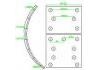 Brake Lining:WVA19844-19506