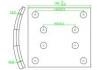 Brake Lining:北奔180加大孔