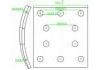 Brake Lining:红岩杰狮前